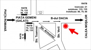 harta locatie cabinet dacia 118